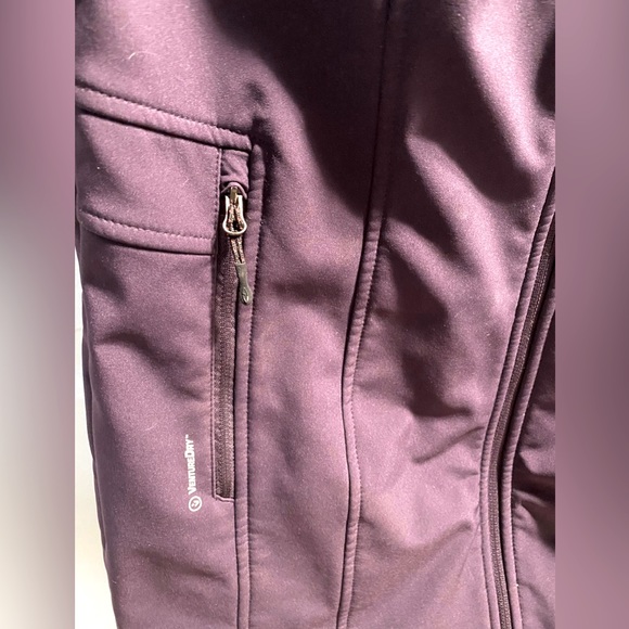 C9 Plum Hooded Waterproof Fleece-lined Raincoat Small - Picture 2 of 5